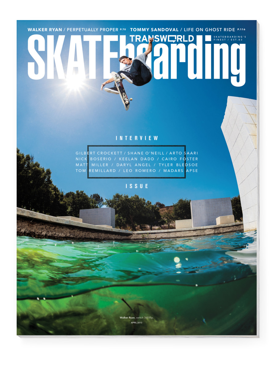 In This Issue April Transworld Skateboarding Magazine