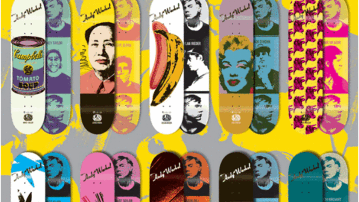 Alien Workshop Collaborates with Andy Warhol - TransWorld SKATEboarding  Magazine