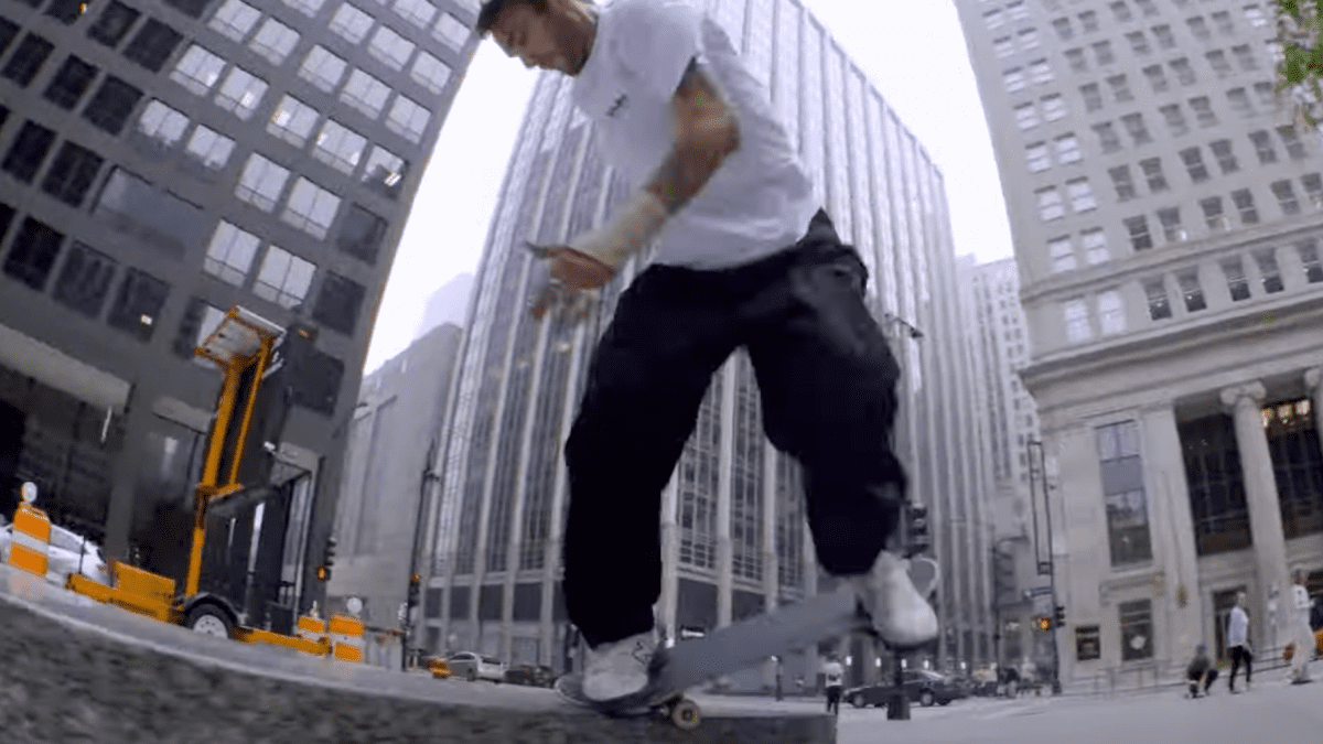 Raw skateboarding video clips in Chicago with the New Balance Numeric team TransWorld SKATEboarding Magazine