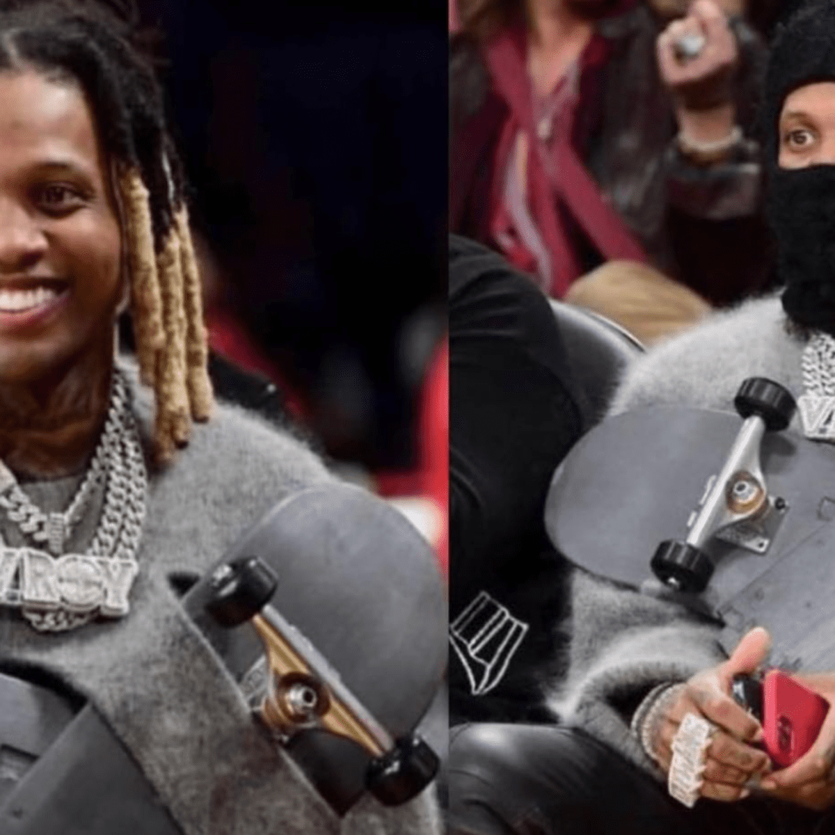 Lil Durk's Skateboard Sweater Is One Of The Ugliest Things We've Ever Seen  - TransWorld SKATEboarding Magazine