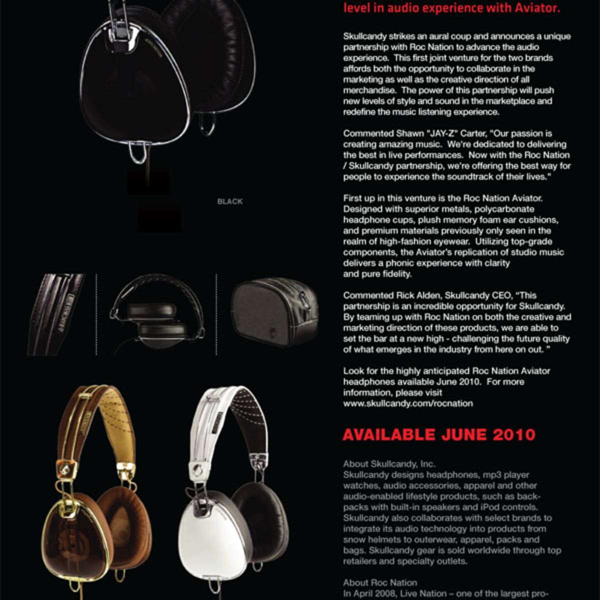 Roc Nation x Skullcandy Aviator TransWorld SKATEboarding Magazine