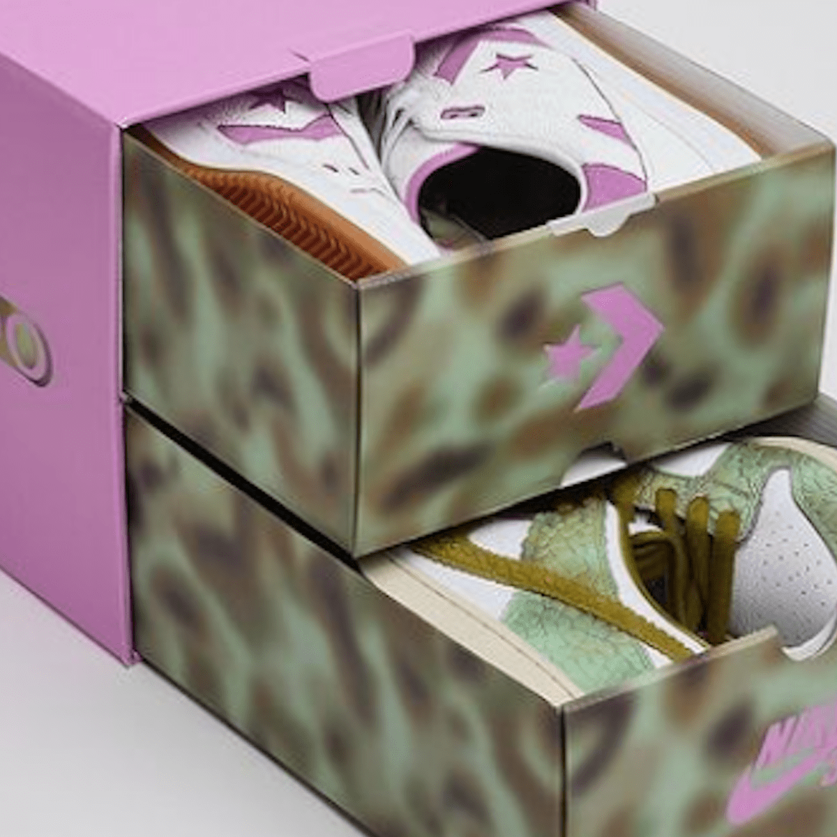 A Preview of the Limited Converse AS 1 x Nike Dunk Low Double Box Packaging TransWorld SKATEboarding Magazine