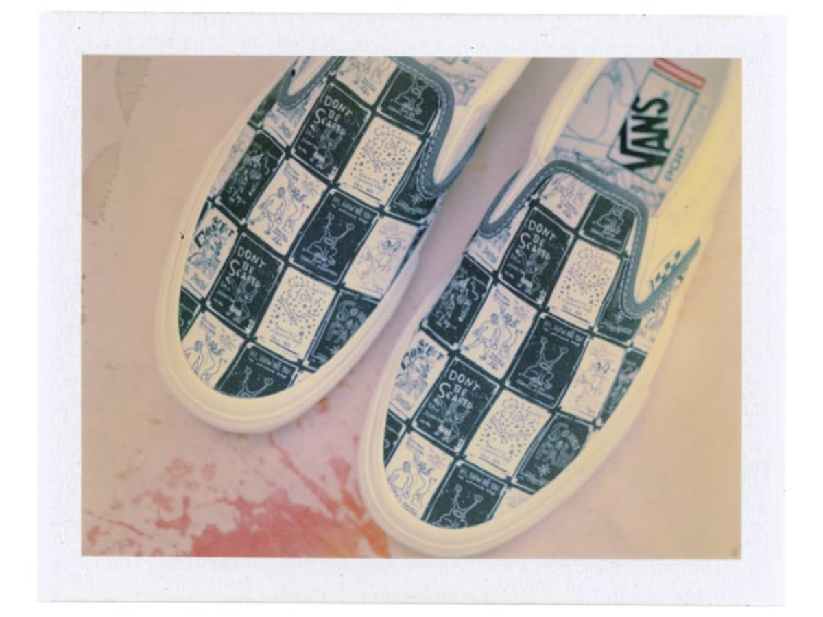 album cover painted vans