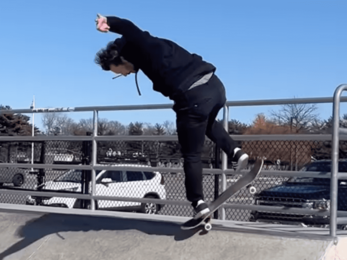 Chad Caruso Lays Down Big Tricks on Small Quarter Pipes