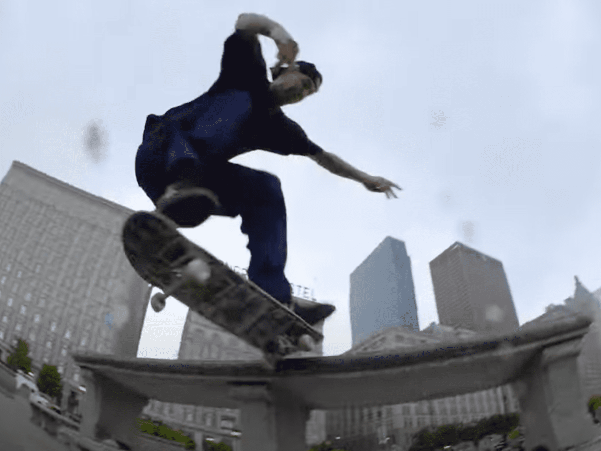 New balance shop skateboarding video