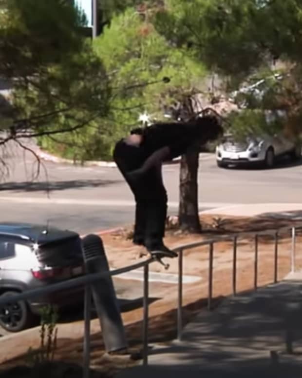Is This One Of The Hardest Tricks To Do On A Jersey Barrier? - TransWorld  SKATEboarding Magazine