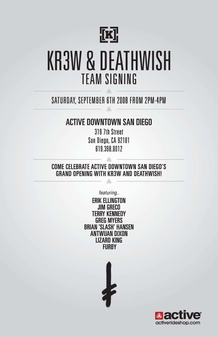 Kr3w And Deathwish Team Signing Transworld Skateboarding Magazine 