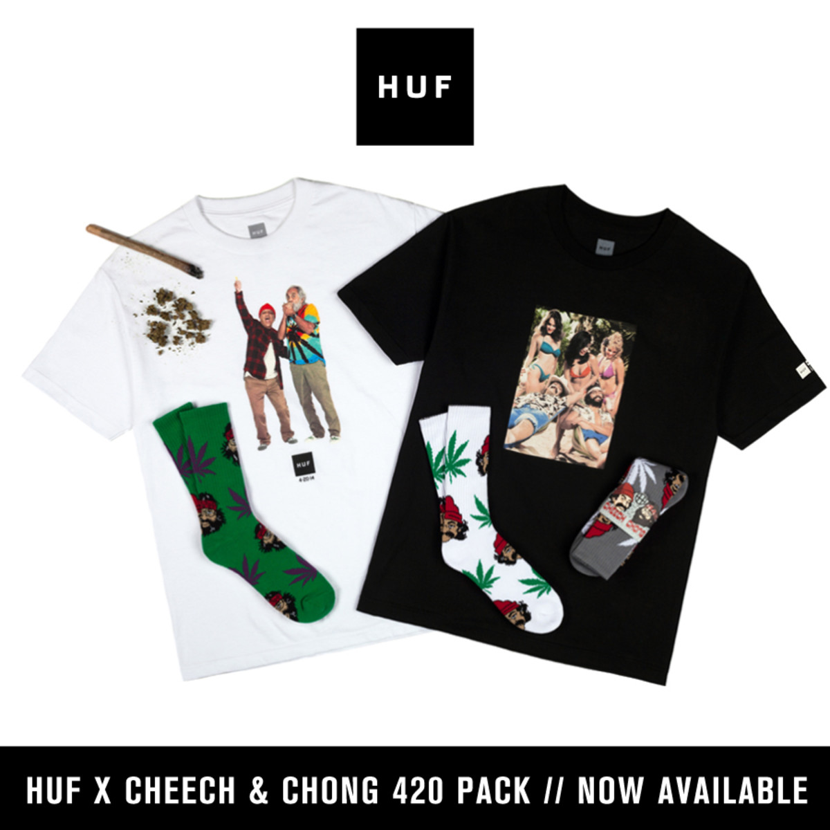 HUF x Cheech & Chong x 420 Collaboration - TransWorld SKATEboarding Magazine