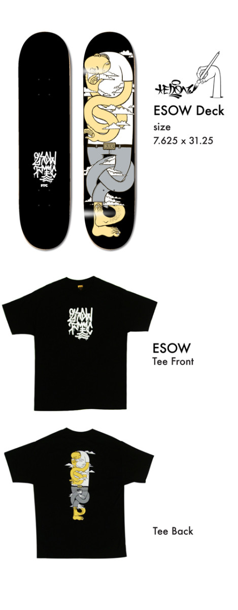 FTC, ESOW, collab, deck, T shirt - TransWorld SKATEboarding Magazine