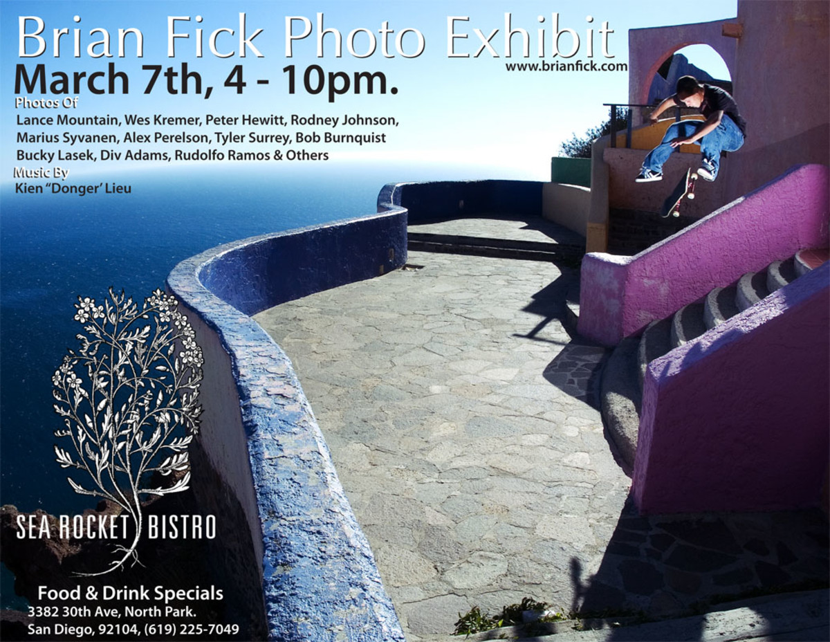 Brian Fick Photo Show - TransWorld SKATEboarding Magazine