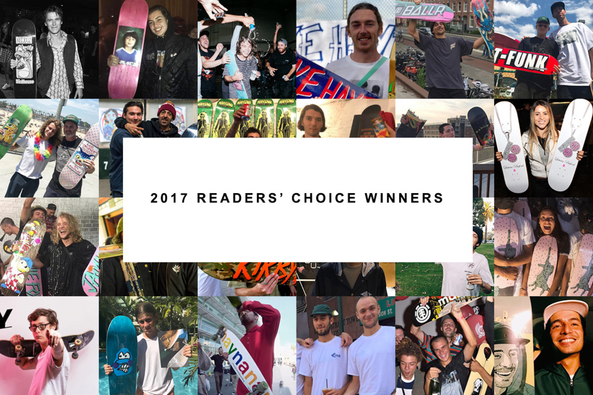 2017 Readers' Choice Winners - TransWorld SKATEboarding Magazine